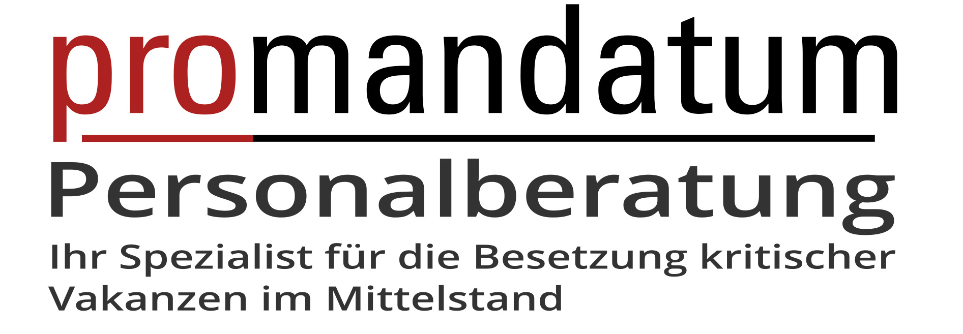 promandatum Personalberatung - Ihr Spezialist für kritische Vakanzen im Mittelstand
